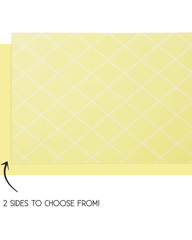 Christmas Pastel Yellow Reversible Table Runner