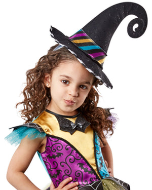 Patchwork Witch Girls Costume