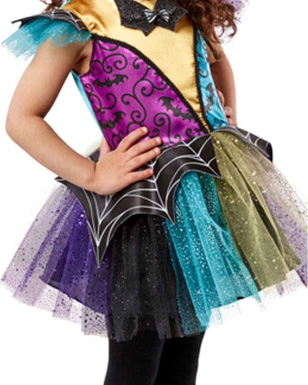 Patchwork Witch Girls Costume