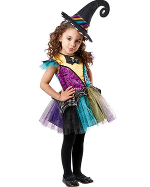 Patchwork Witch Girls Costume