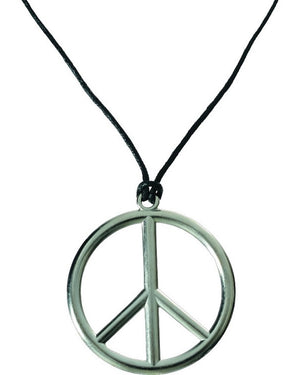 60s Peace Sign Necklace