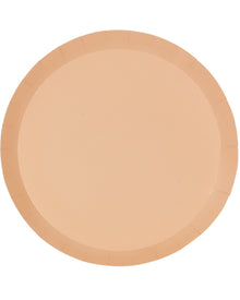 Peach 27cm Round Paper Banquet Plates Pack of 10