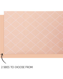 Peach Reversible Table Runner