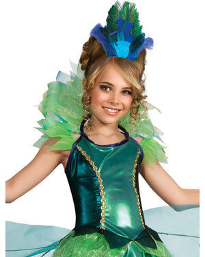 Peacock Deluxe Girls Costume