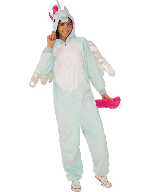 Pegacorn Furry Jumpsuit Adult Costume