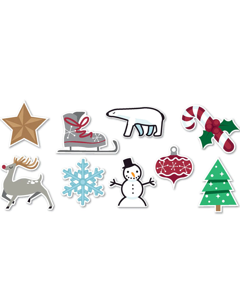 Penguin and Polar Bear Mini Christmas Crackers Pack of 8