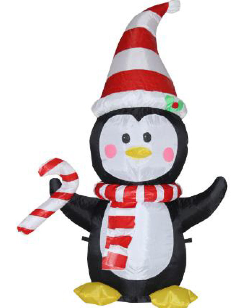 Penguin Christmas Lawn Inflatable 1.2m