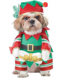 Elf Pup Pet Christmas Costume