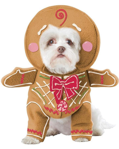 Gingerbread Pup Dog Christmas Costume