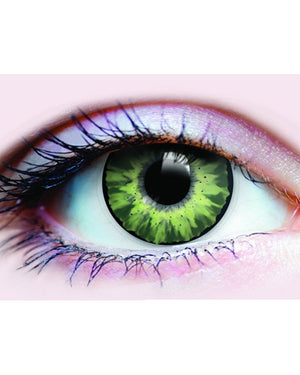 Piercing Primal 14mm Green and Black Contact Lenses