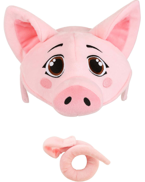 Pig Plush Headband and Tail Deluxe Set