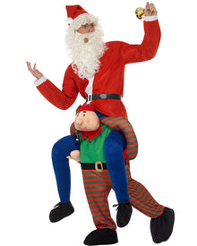Piggyback Elf Adult Costume