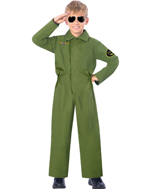 Pilot Flight Suit Kids Costume