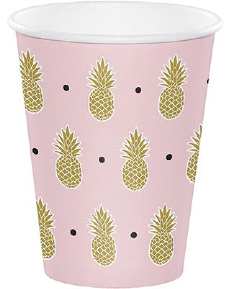 Pineapple 354ml Cups Pack of 8