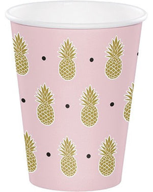 Pineapple 354ml Cups Pack of 8