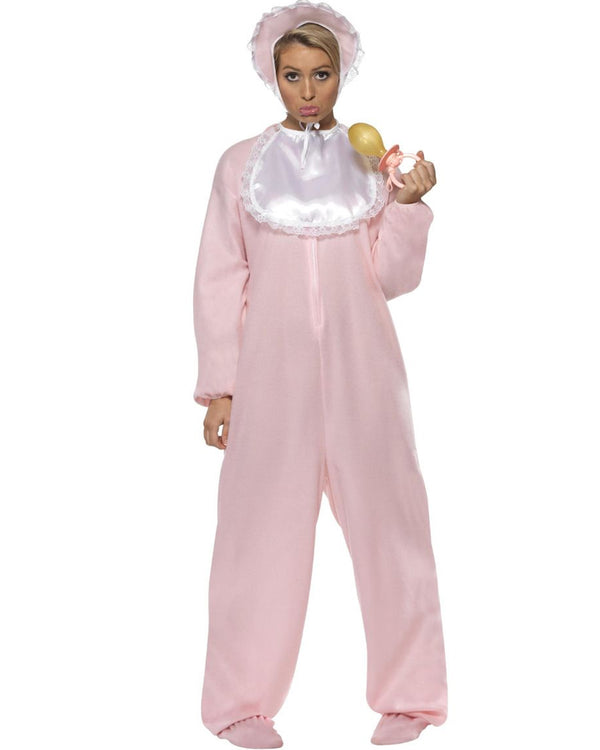 Pink Baby Girl Romper Adult Costume