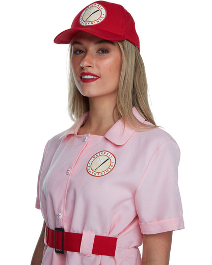 Baseball Player Pink Womens Costume