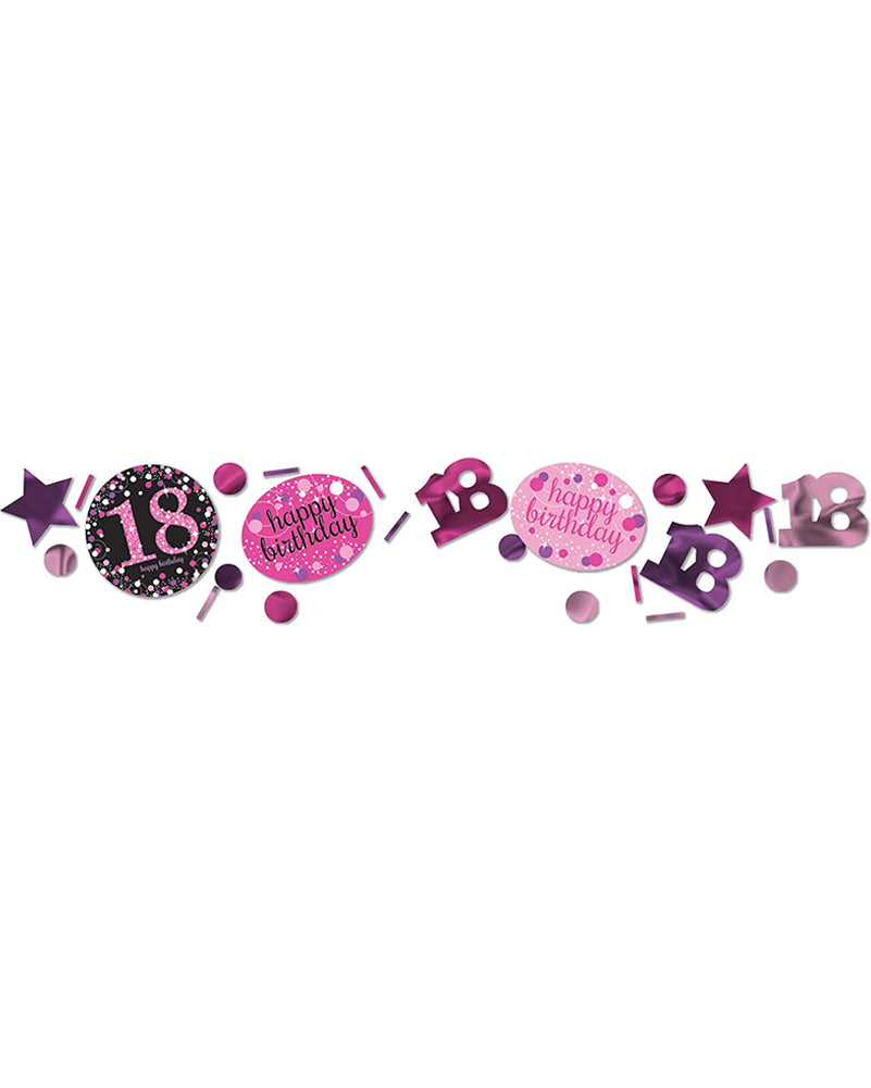 Pink Celebration 18th Confetti 34g