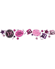 Pink Celebration 18th Confetti 34g