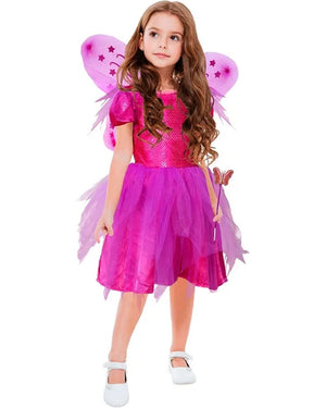 Pink Fairy Kids Costume