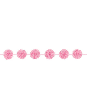 Fluffy Garland - New Pink Pack of 2