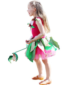 Pink Gum Blossom Dress Girls Costume
