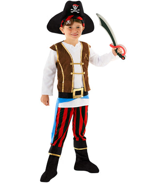 Pirate Captain Kids Costume