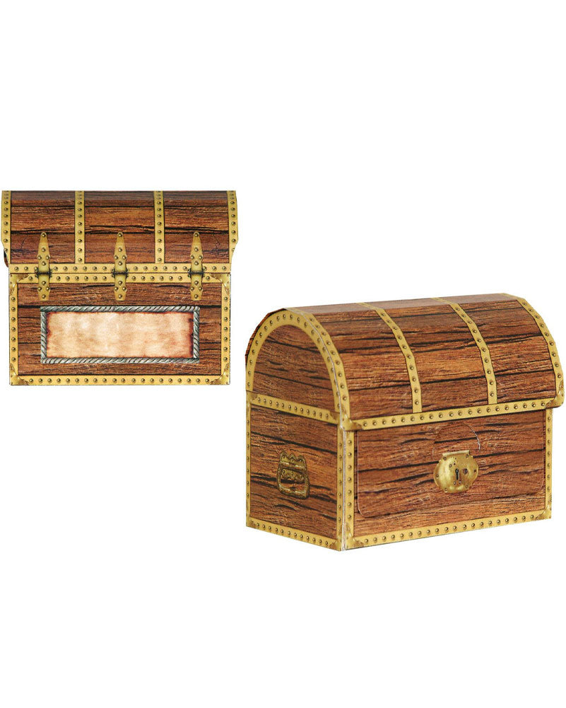 Pirate Chest Party Favour Boxes Pack of 4
