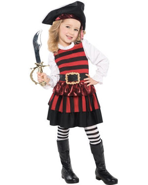Pirate Little Lass Girls Costume