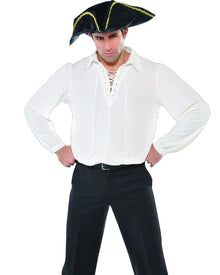 Pirate Shirt Ivory Mens Costume