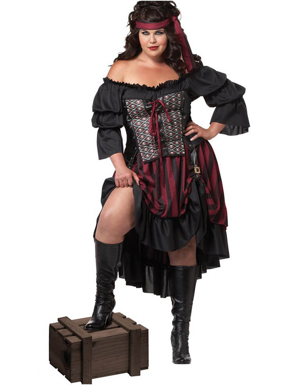 Pirate Wench Womens Plus Size Costume