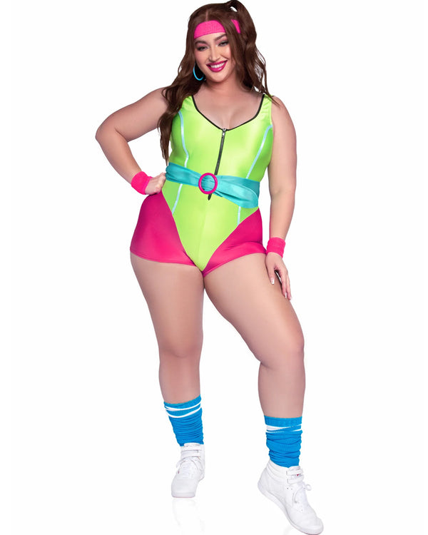 80s Workout Hottie Plus Size Womens Costume