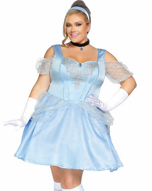 Glass Slipper Sweetie Womens Plus Size Costume