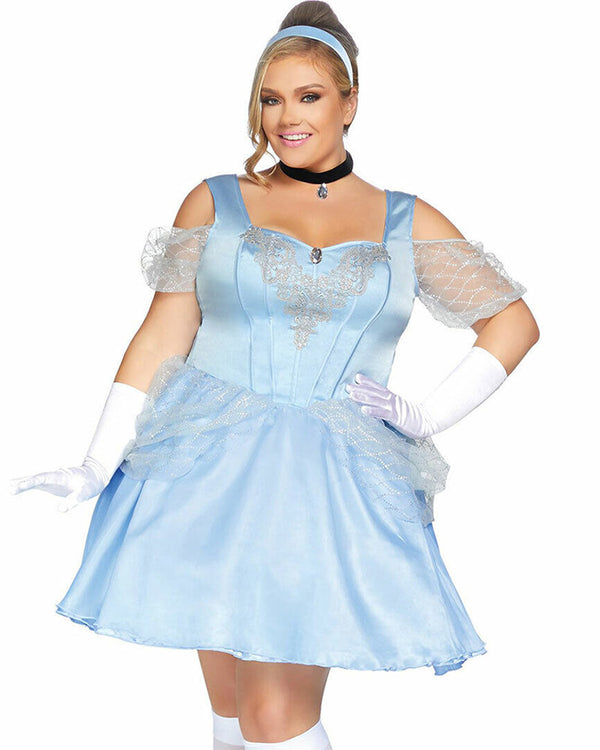 Glass Slipper Sweetie Womens Plus Size Costume
