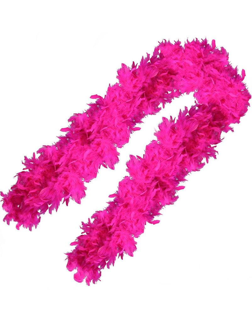 Plush Hot Pink Turkey Boa