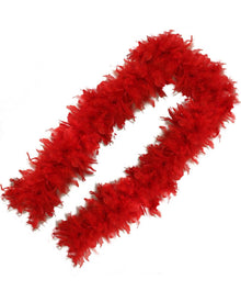 Plush Red Turkey Boa