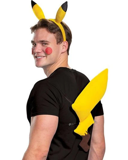 Pokemon Pikachu Headband and Tail Set
