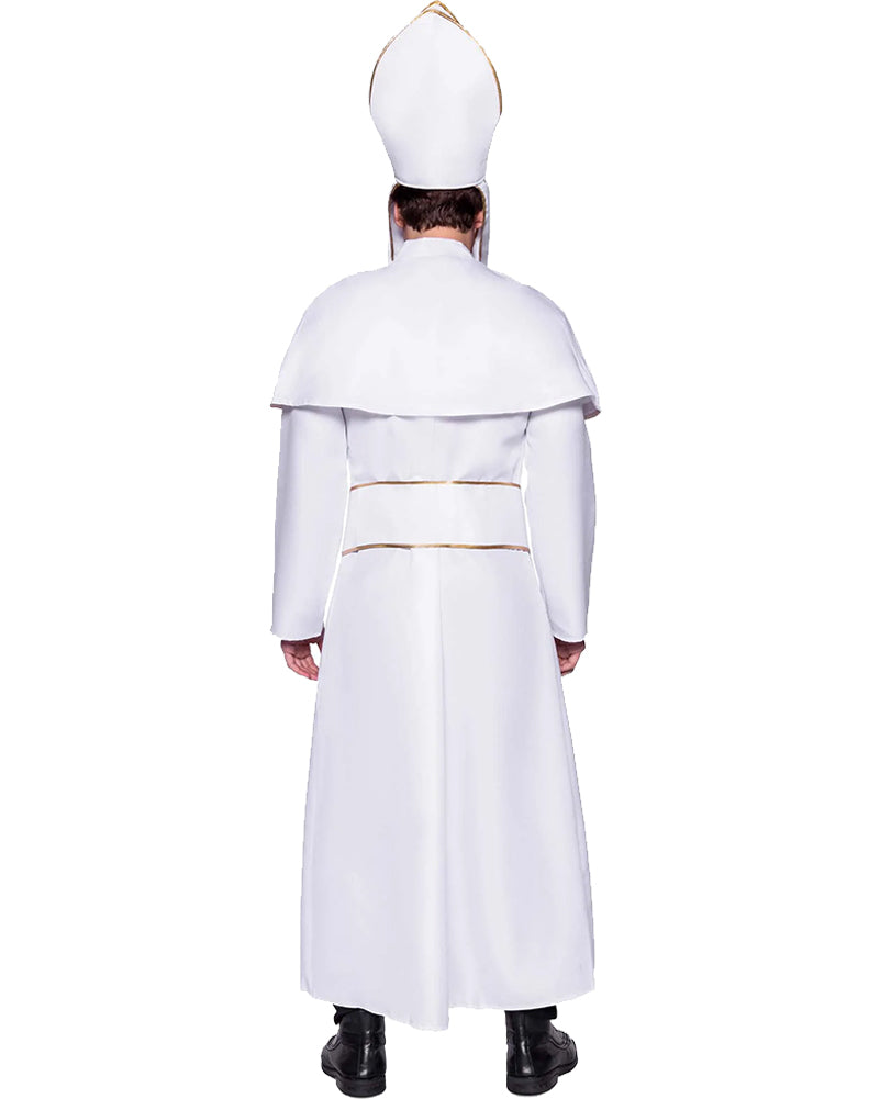 White Pope Mens Costume