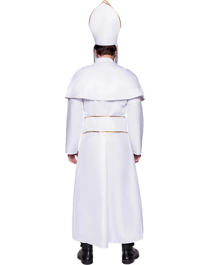 White Pope Mens Costume