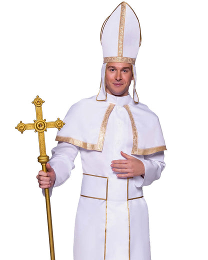 White Pope Mens Costume