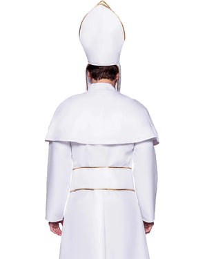White Pope Mens Costume