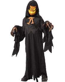 Possessed Pumpkinhead Boys Halloween Costume