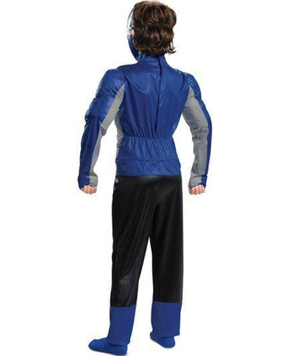 Power Rangers Blue Ranger Beast Morpher Classic Muscle Kids Costume