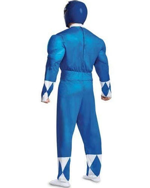Power Rangers Blue Ranger Classic Muscle Adult Costume
