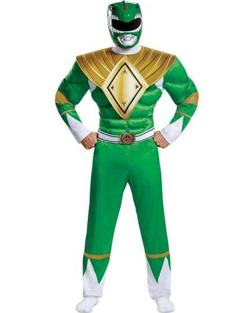 Power Rangers Green Ranger Classic Muscle Adult Costume