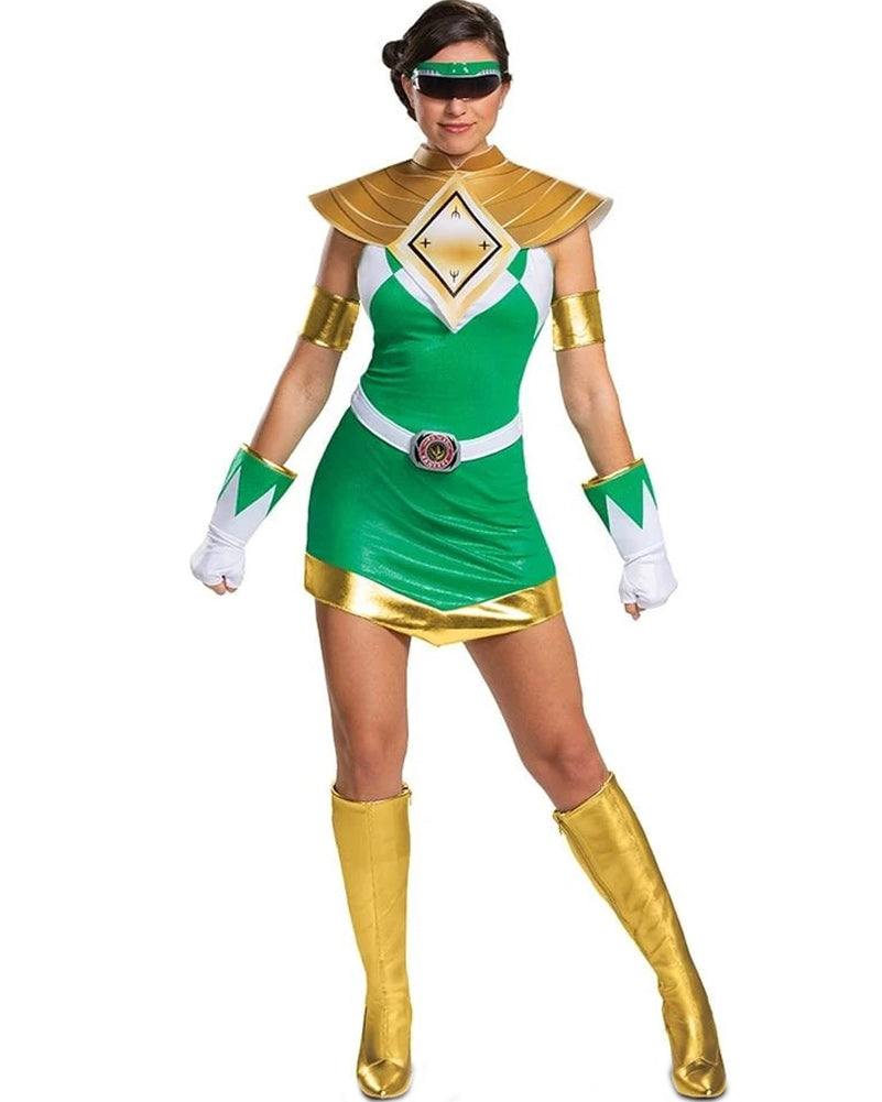 Power Rangers Green Ranger Mighty Morpher Deluxe Womens Costume