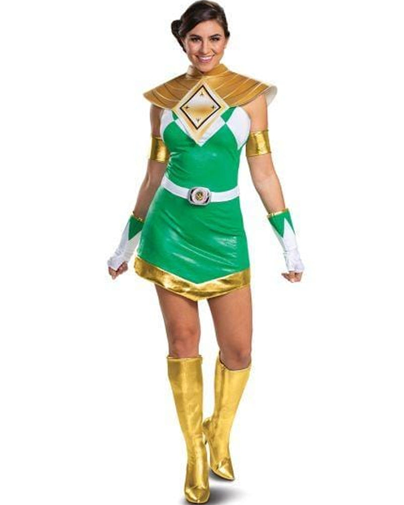 Power Rangers Green Ranger Mighty Morpher Deluxe Womens Costume