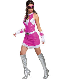 Power Rangers Pink Ranger Mighty Morpher Deluxe Womens Costume