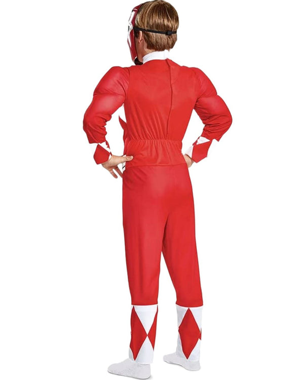 Power Rangers Red Ranger Fancy Dress Boys Costume