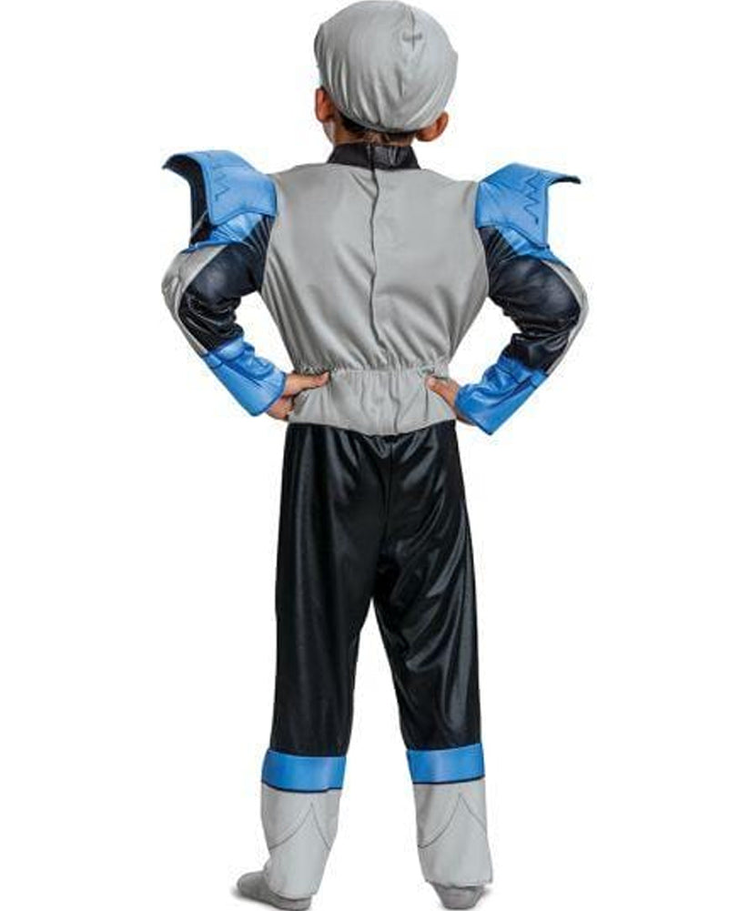 Power Rangers Silver Ranger Beast Morpher Classic Muscle Toddler Costume
